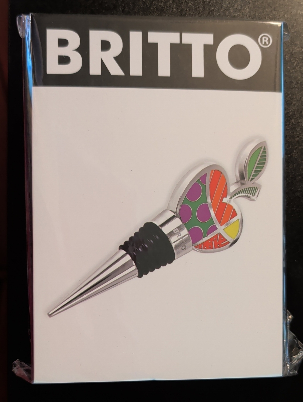BRITTO Colorful Apple Wine Stopper